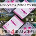 Rhinocéros Platine 25000 33